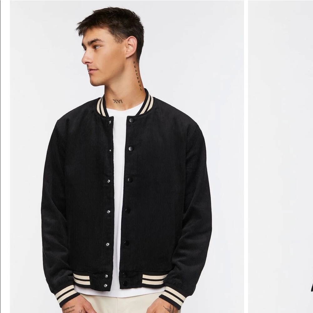 Forever 21 Ribbed Bomber Jacket